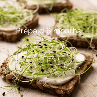 6 Month Prepaid Sprouting Seed Subscription (includes 5 months shipping)