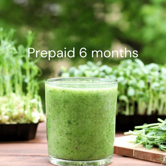 6 Month Prepaid Microgreen Seed Subscription (includes 5 months shipping)