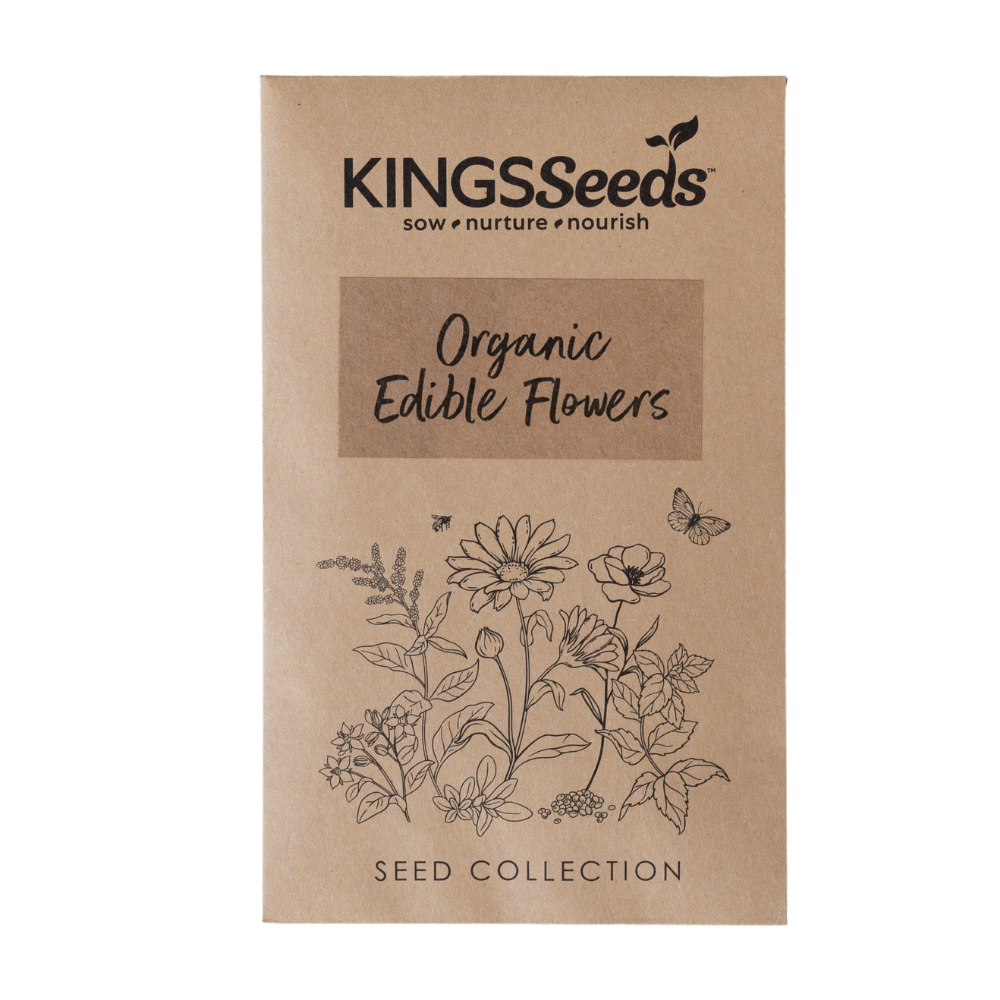 edible flower seeds organic Buy Organic Edible Flowers by Kings Seeds NZ online