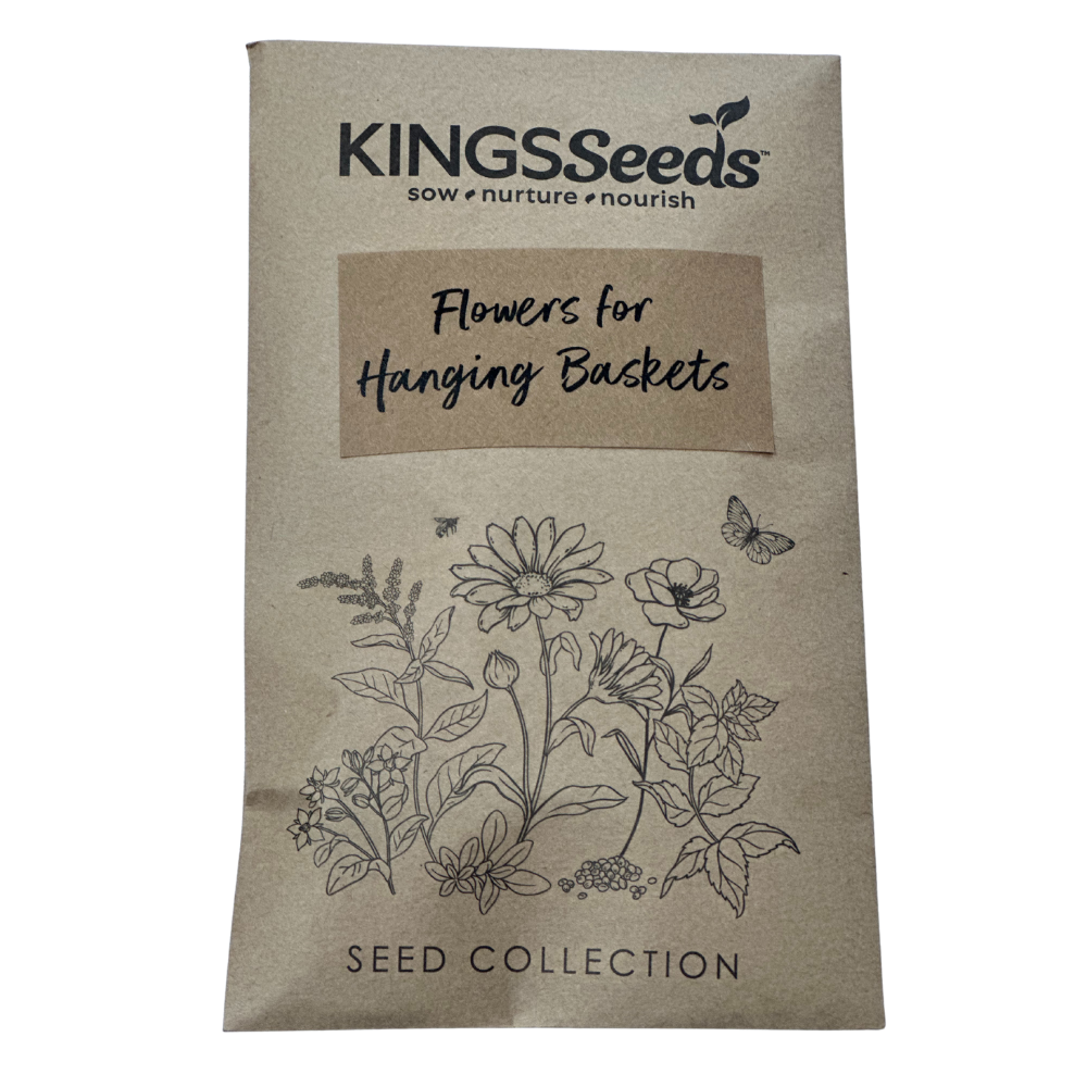 seeds for hanging baskets plants Buy Flowers for Hanging Baskets by Kings Seeds NZ online